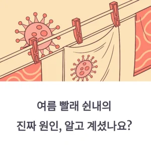 빨래 쉰내제거 식초·구연산·베이킹소다 활용법