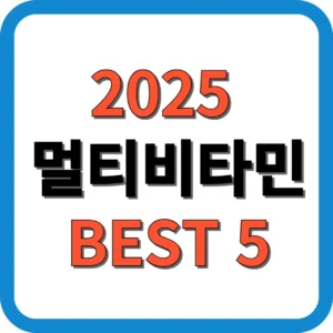 2025 멀티비타민 BEST 5