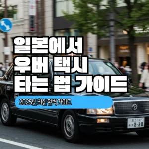 일본 우버택시 타는법