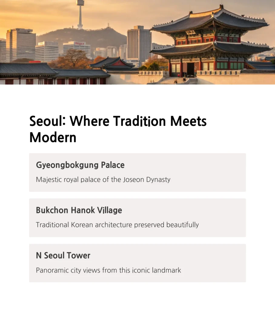 2025 Korea Travel Guide: 28 Must-Visit Destinations for First-Time & Returning Visitors
