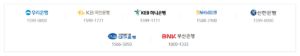 신혼부부전용 주택담보대출 취급은행