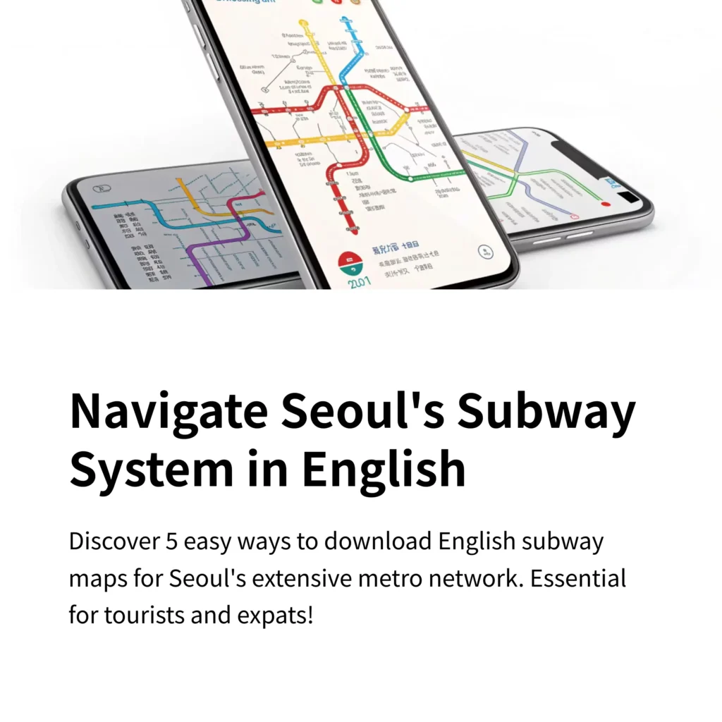 How to Download the Seoul Subway Map in English (2025 Guide for Tourists & Expats)