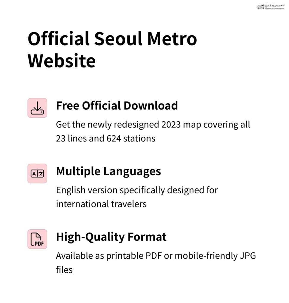 How to Download the Seoul Subway Map in English (2025 Guide for Tourists & Expats)