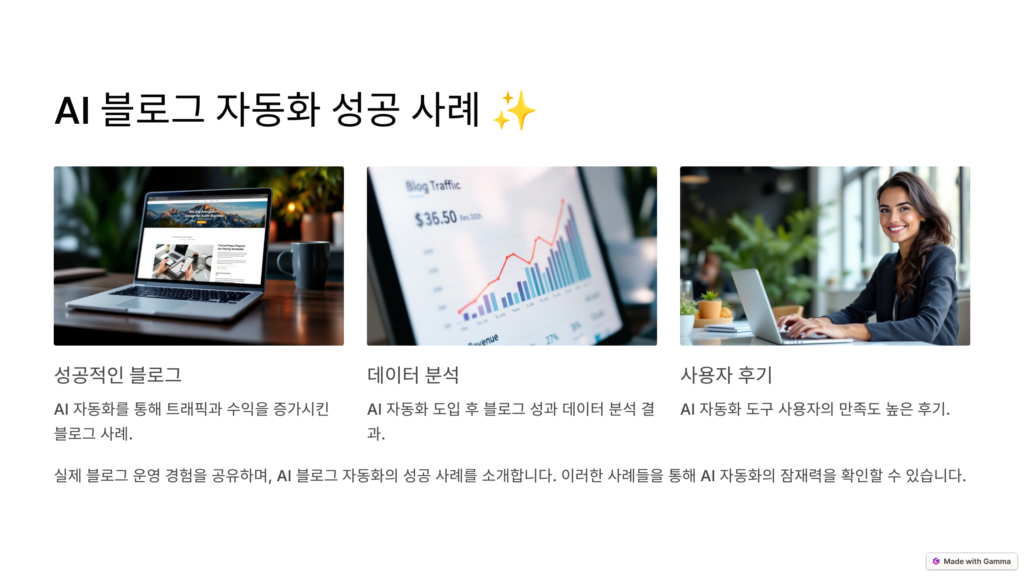AI블로그 자동화 성공사례