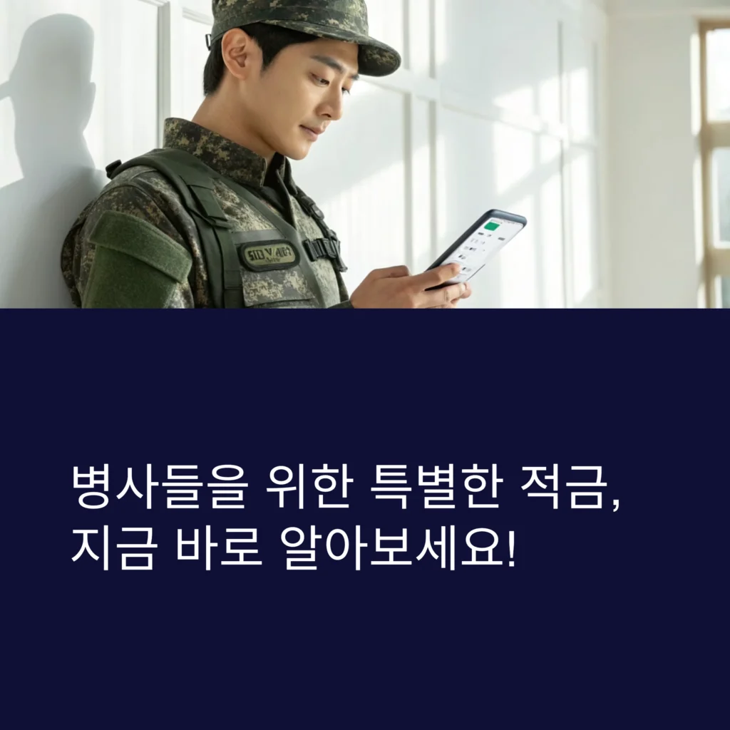 장병내일준비적금 2025 수령액, 조건, 우대금리 완전정리 (최대 2천만 원 가능)