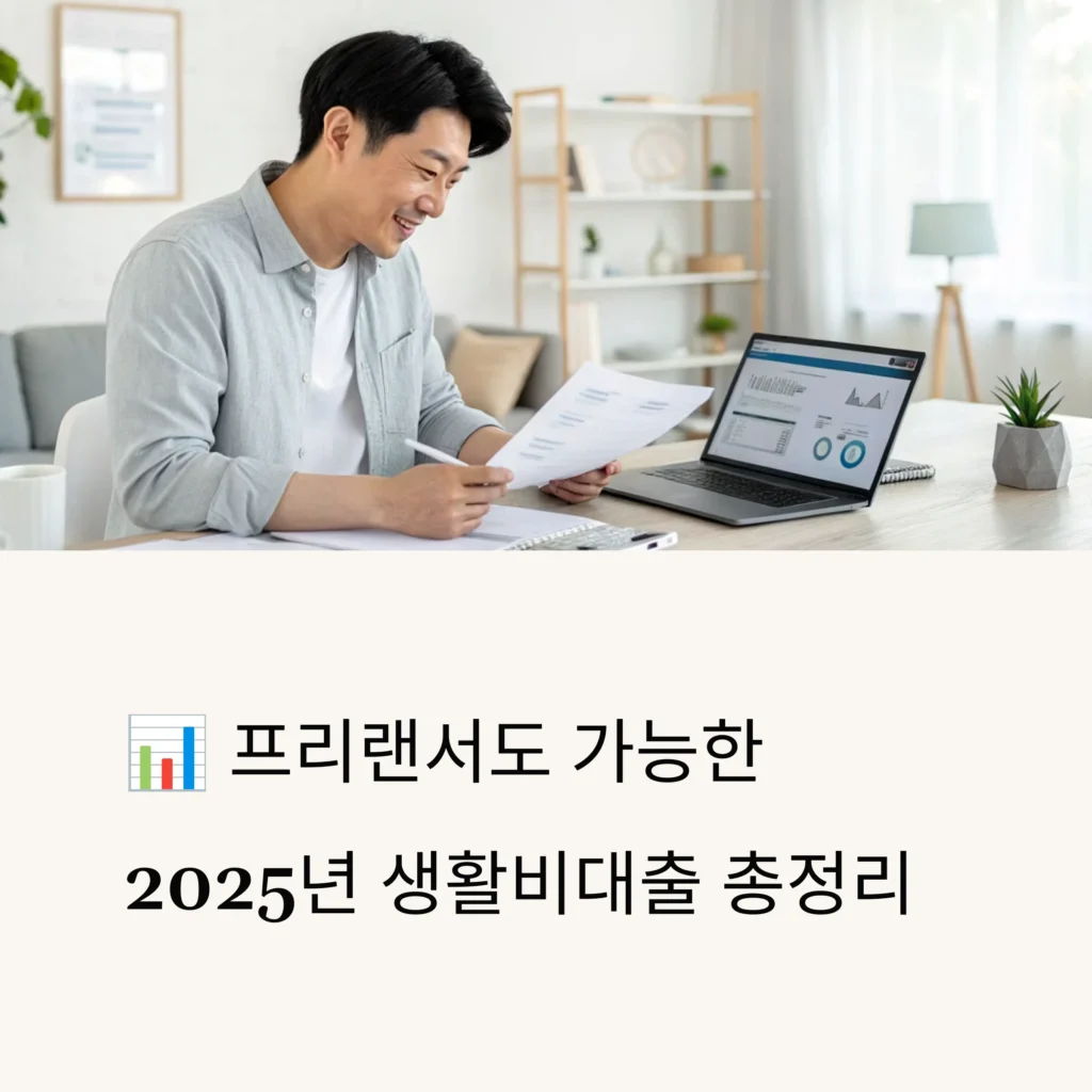 프리랜서도 가능한 생활비대출, 승인받은 후기 모음