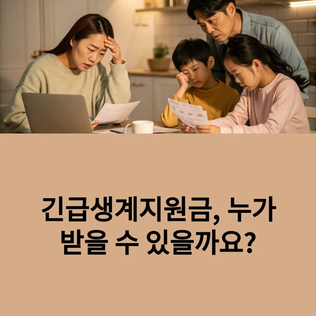 긴급생계지원금 신청 꿀팁, 기초수급자도 가능한가요?