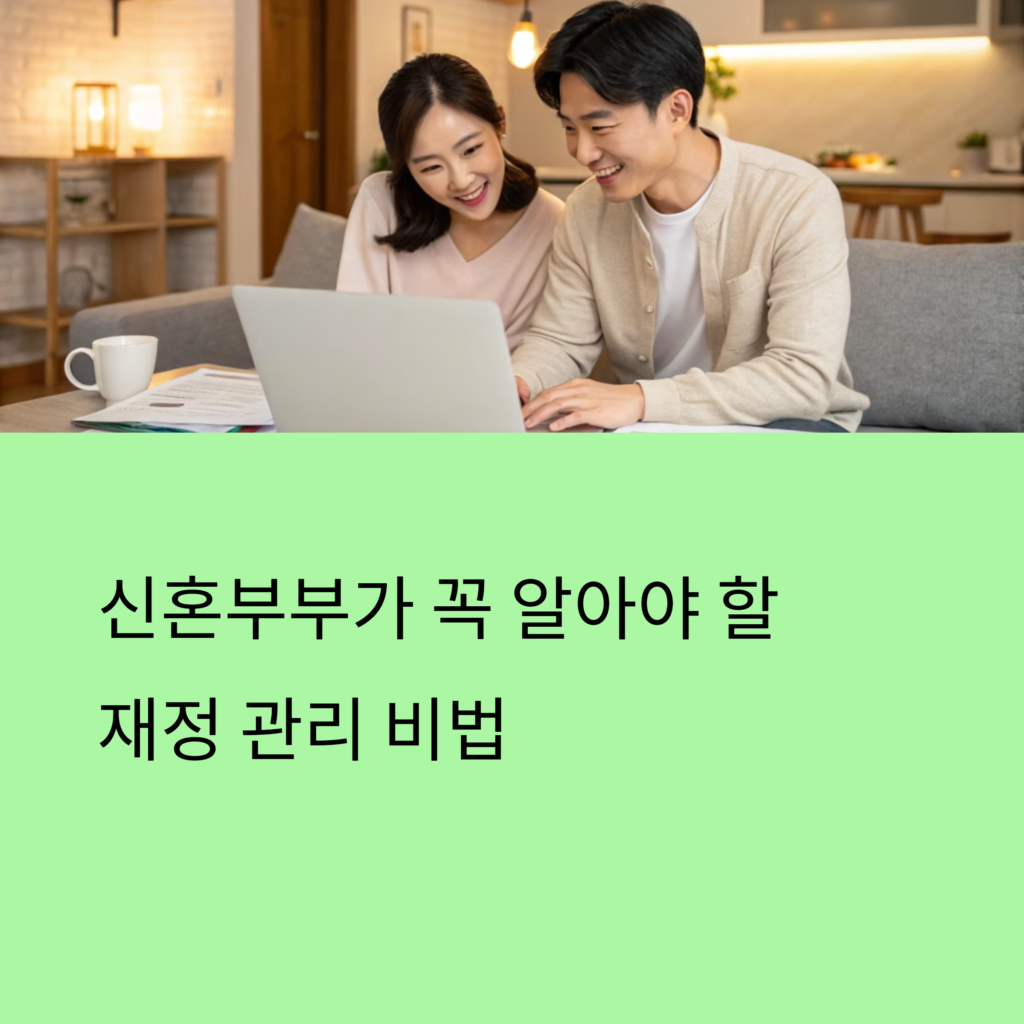 신혼부부를 위한 저축 전략 완벽 정리