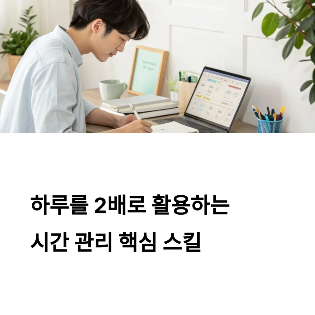⏱ 하루를 2배로 활용하는 시간 관리 스킬 5가지
