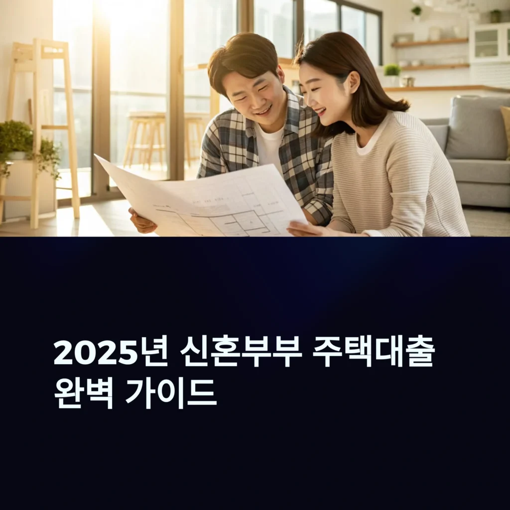 2025년 신혼부부 주택담보대출, 금리 혜택 총정리