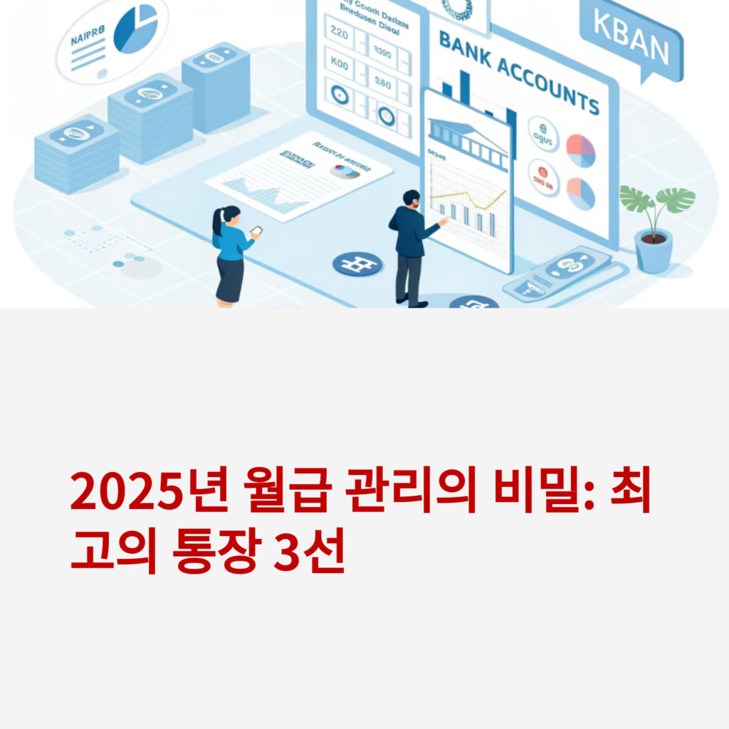 2025년 월급 관리 꿀팁 총정리 – 고금리 파킹통장과 통장 쪼개기 전략
