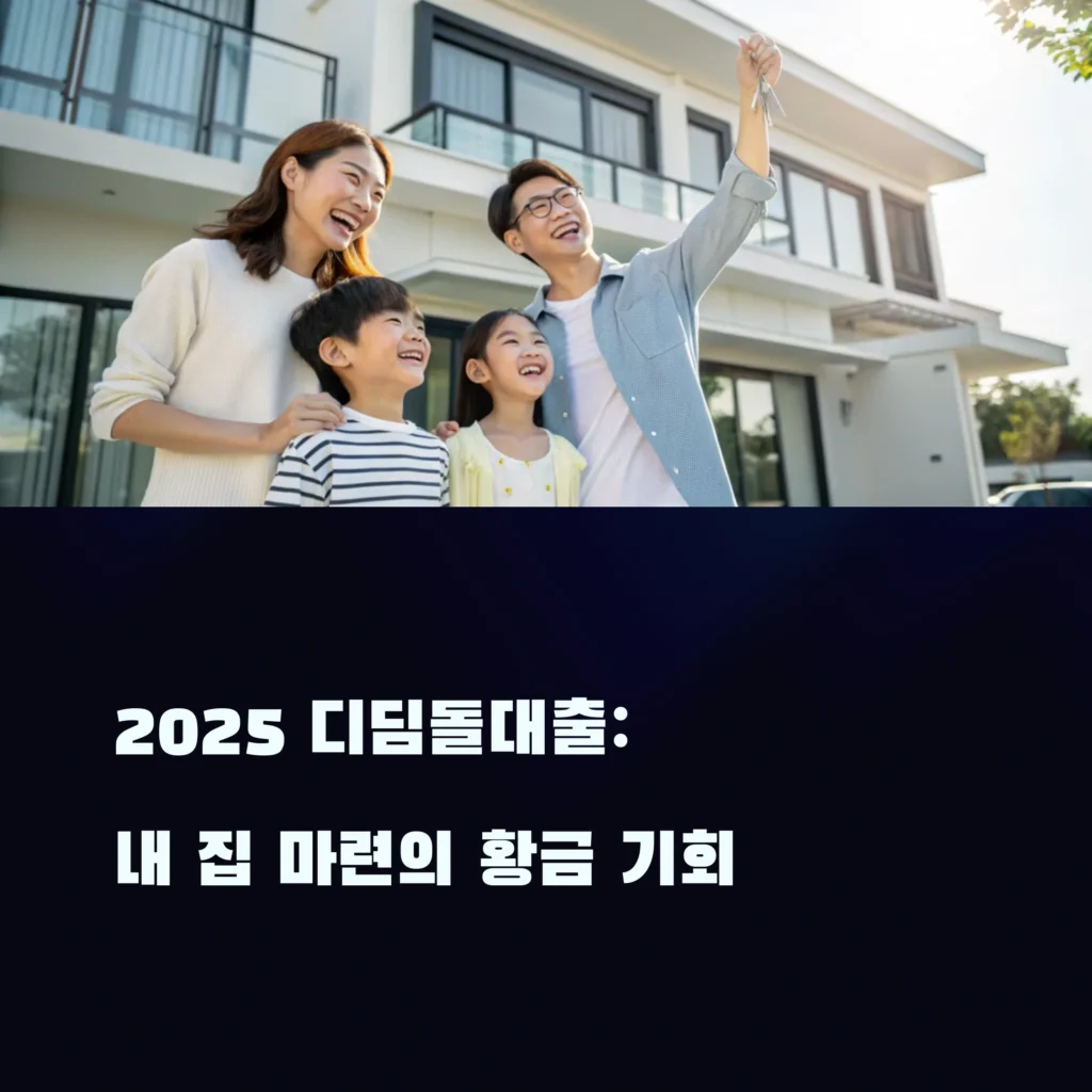2025년 디딤돌대출 조건 총정리 – 금리 우대 기준부터 대출한도까지 완벽 안내