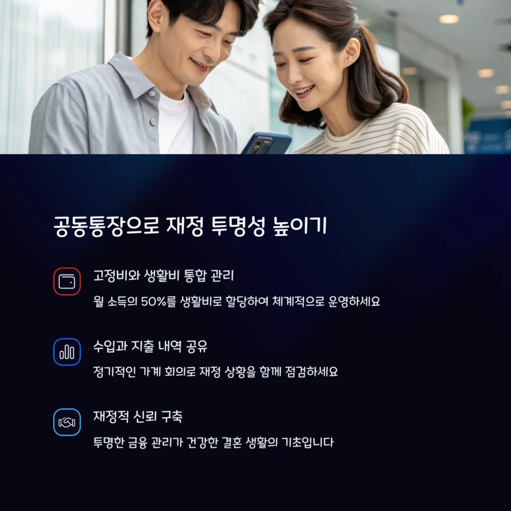 신혼부부 통장 재테크 전략 – 공동통장부터 파킹통장, 청약저축까지 완전 정리