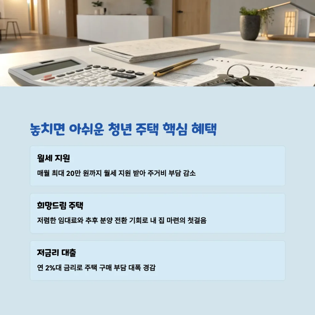 2025 청년 주택 지원 총정리 – 월세 지원부터 저금리 대출, 임대주택까지 지금 신청하세요.