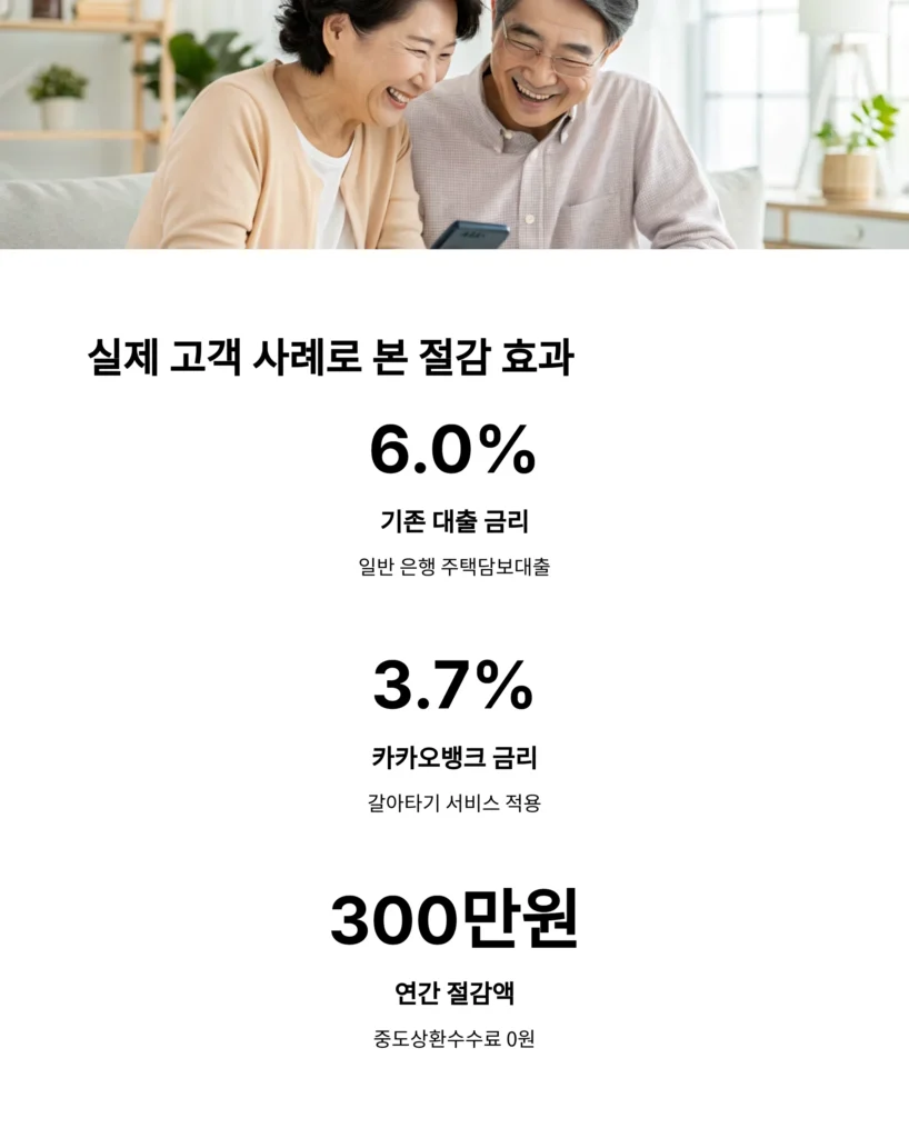 카카오뱅크 주택담보대출 갈아타기｜금리 비교부터 대환 절차까지 이자 절감 실전 가이드