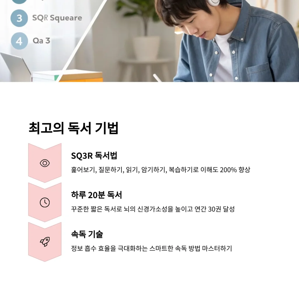 독서법 추천 베스트셀러 7권 – 집중력·기억력 높이는 실전 독서 기술