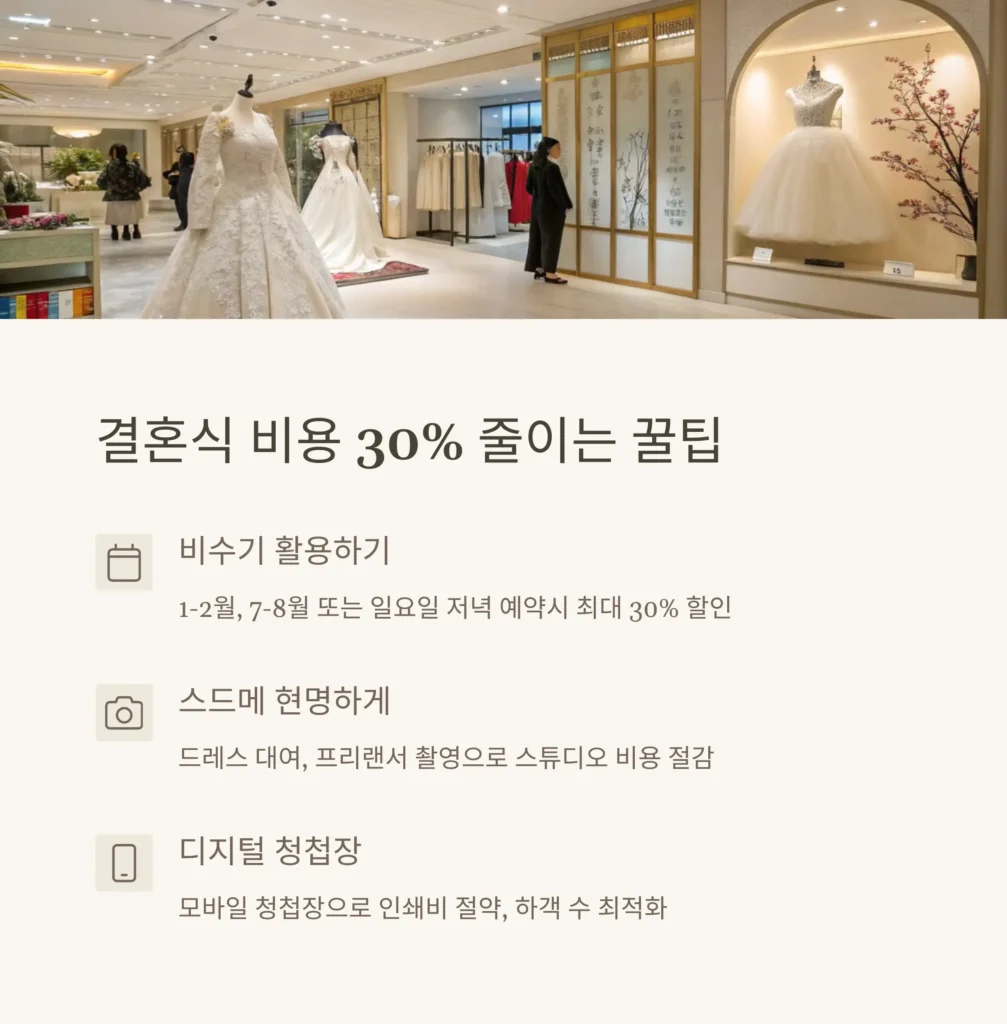 결혼식 비용 절약 + 신혼 재테크 전략 – 예식비 줄이고 자산 늘리는 현실 꿀팁
