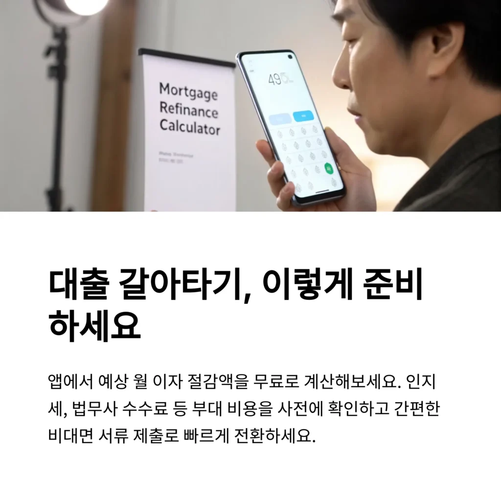 카카오뱅크 주택담보대출 갈아타기｜금리 비교부터 대환 절차까지 이자 절감 실전 가이드