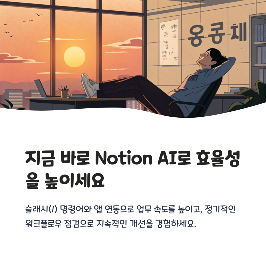 퇴근 1시간 빠르게! Notion AI로 반복 업무 자동화하는 실전 활용법