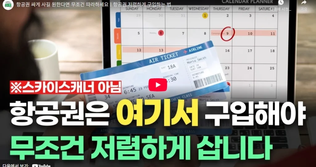 2025 제주도 항공권 가격 총정리: 월별 요일별 최저가 찾는 법