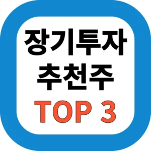 장기투자 추천주 TOP3