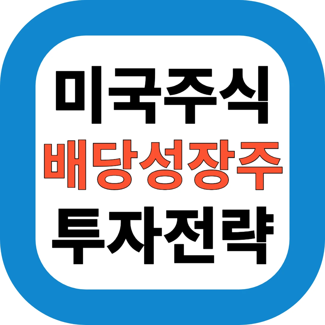 미국주식 배당성장주 투자전략