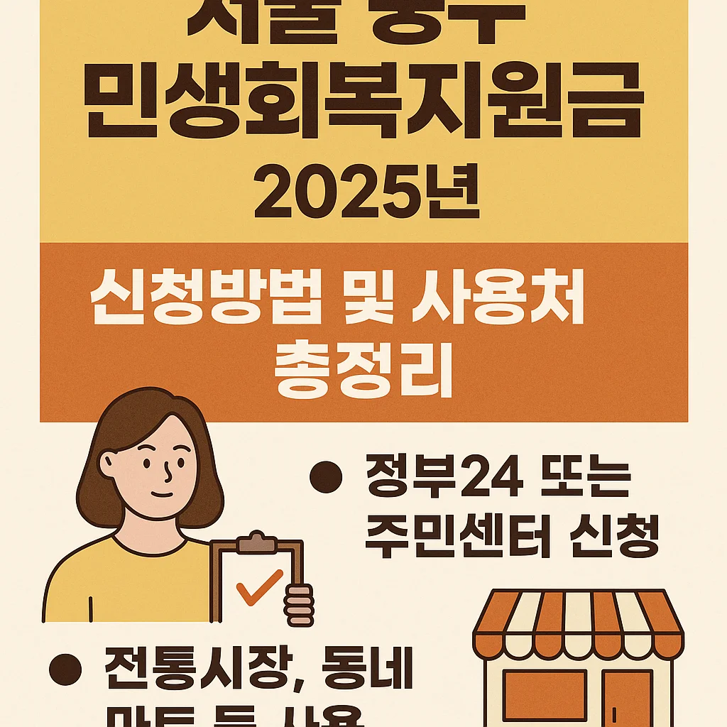 서울 중구 민생회복지원금