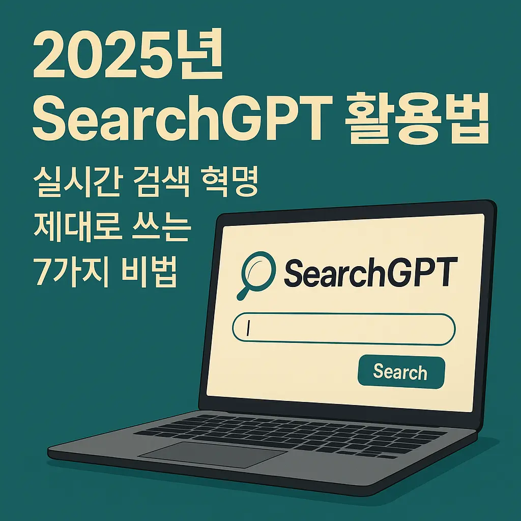 2025년 SearchGPT 활용법 총정리