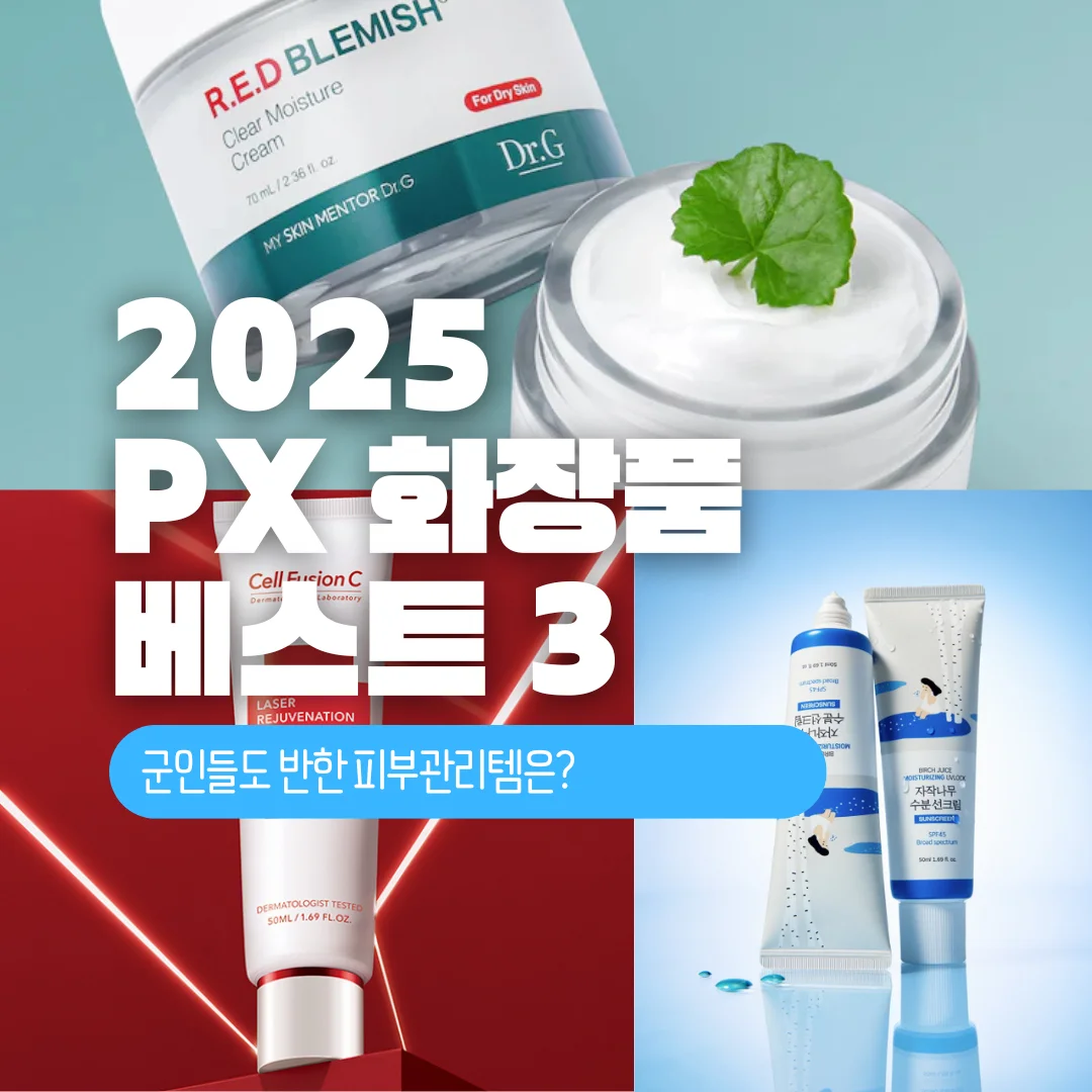 2025 PX 화장품 베스트 3